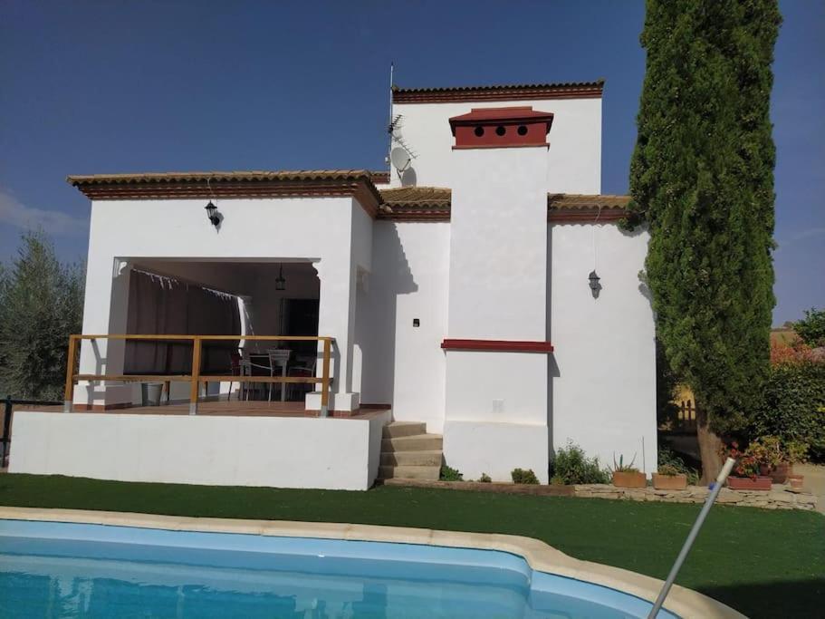 Agradable Casa Con Piscina En La Serrania. Arriate Exterior foto